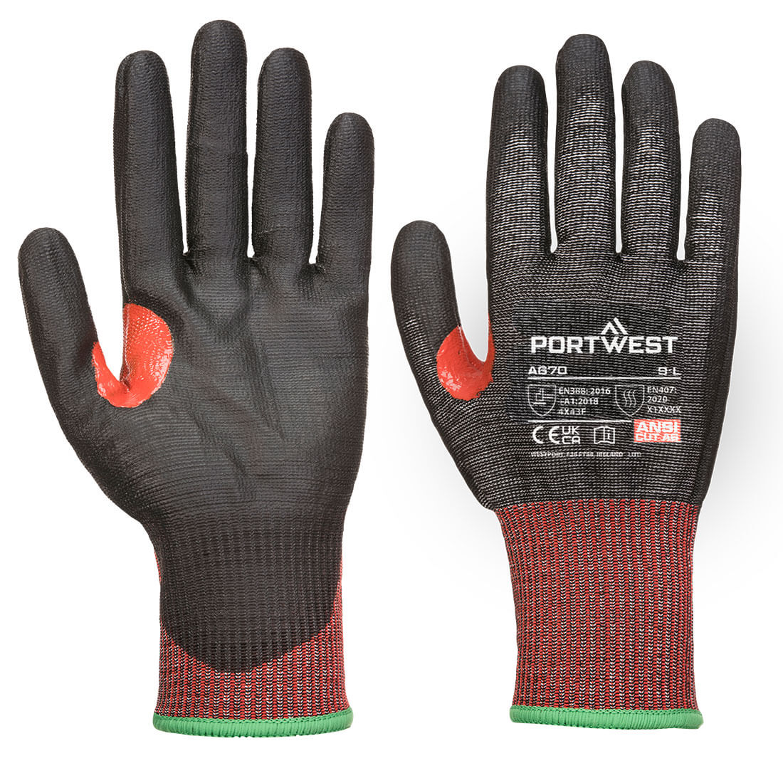 CS Cut F13 PU Glove A6