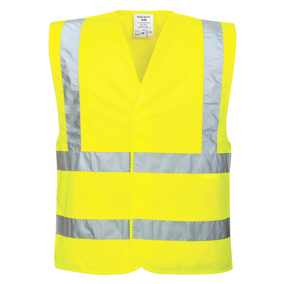 Eco Hi-Vis Band and Brace Vest (10 Pack)
