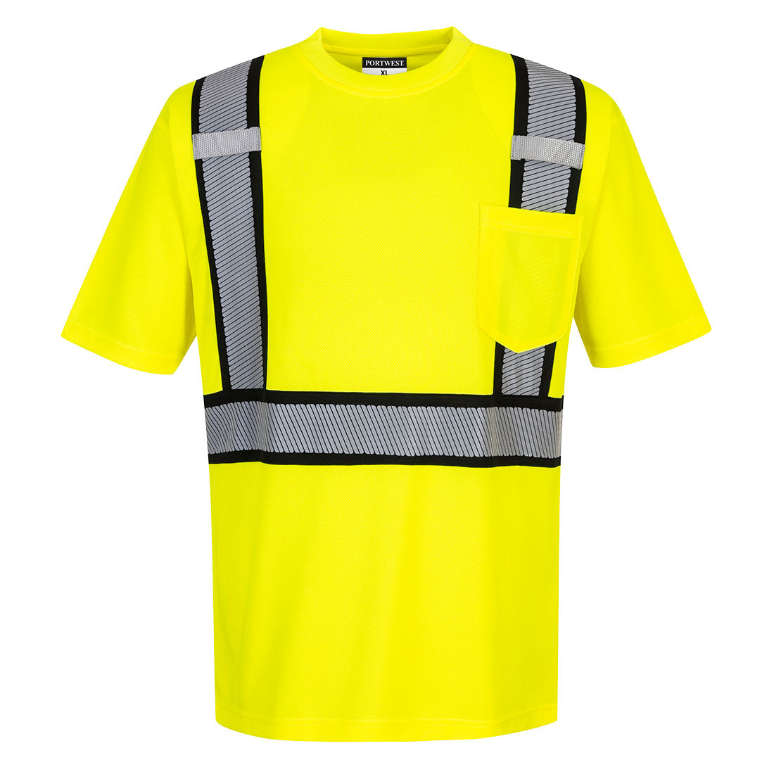 Detroit Hi-Vis Contrast Tape T-Shirt S/S