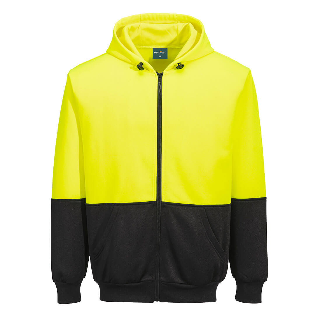 Hi-Vis Two-Tone Zip Hoodie