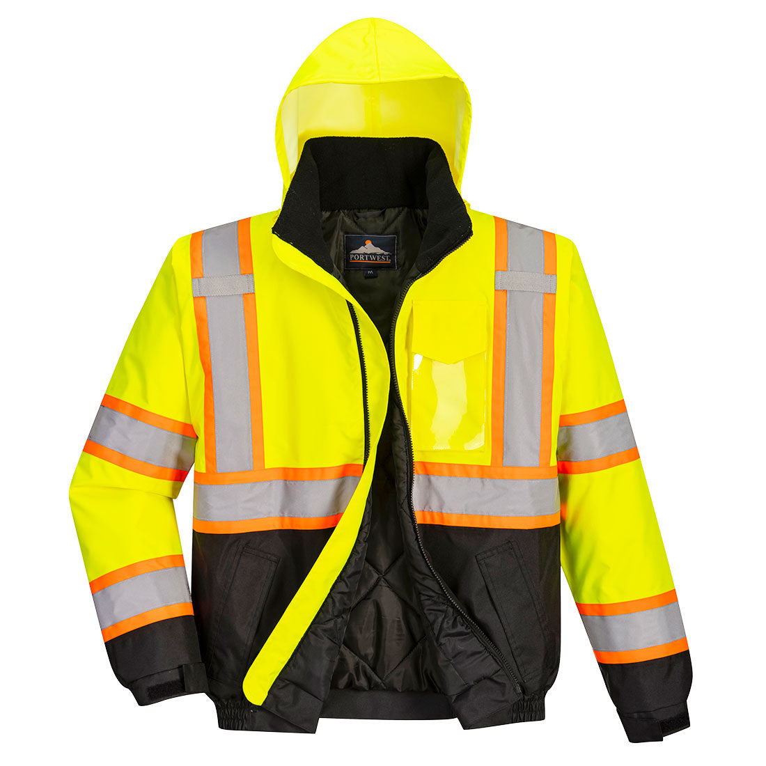 Hi-Vis Contrast Winter Bomber Jacket