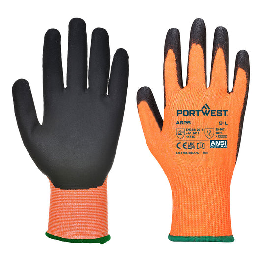 Cut D13 PU Hi - Vis Glove A4