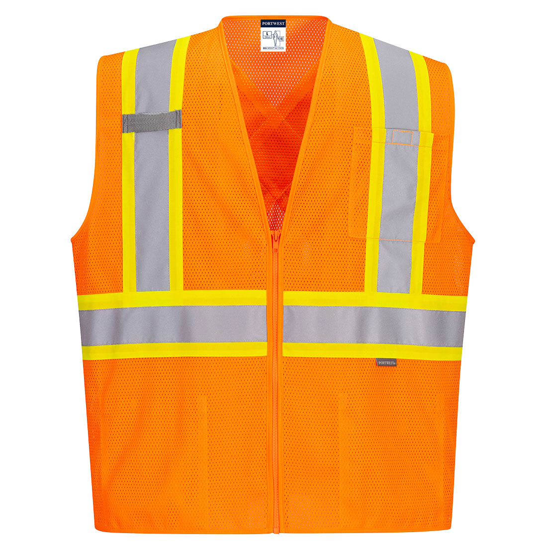 Hi-Vis X Back Contrast Vest