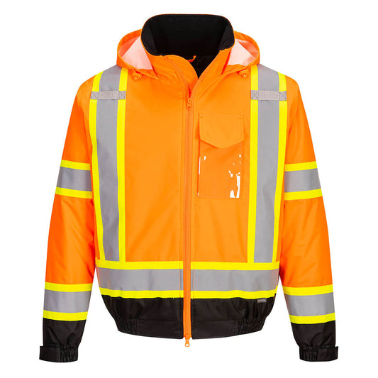 Hi-Vis X Back Winter Bomber Jacket
