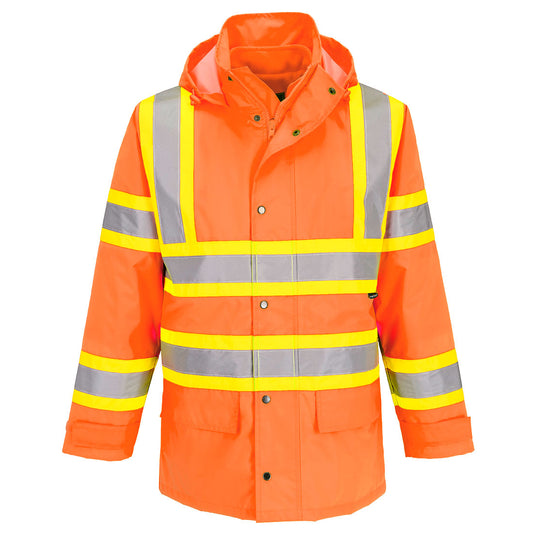 Hi-Vis X-Back 5-in-1 Traffic Jacket