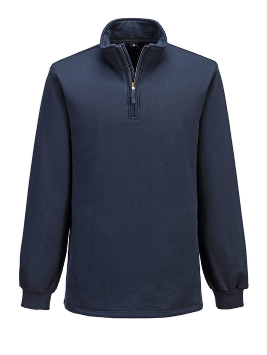 Bizflame Knit 1/4 Zipper FR Sweatshirt
