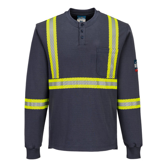 Bizflame Knit 2" X-Back FR Henley