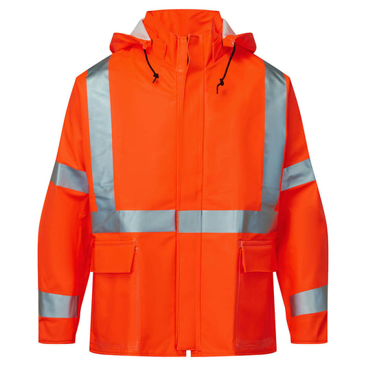 FLEXARC 10oz Polyurethane FR Cotton Rain Jacket