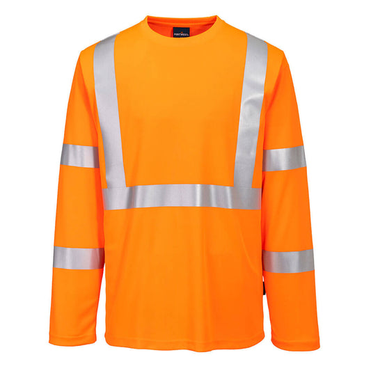 Hi-Vis Pocketless L/S T-Shirt