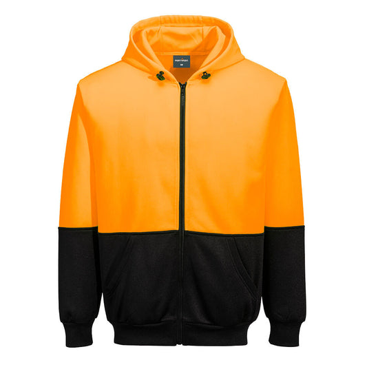 Hi-Vis Two-Tone Zip Hoodie