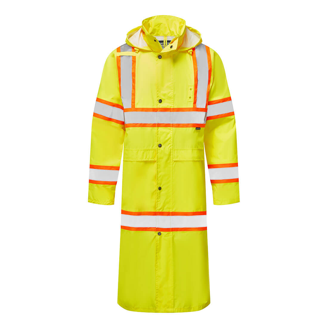 Hi-Vis Contrast Tape Rain Coat 48"