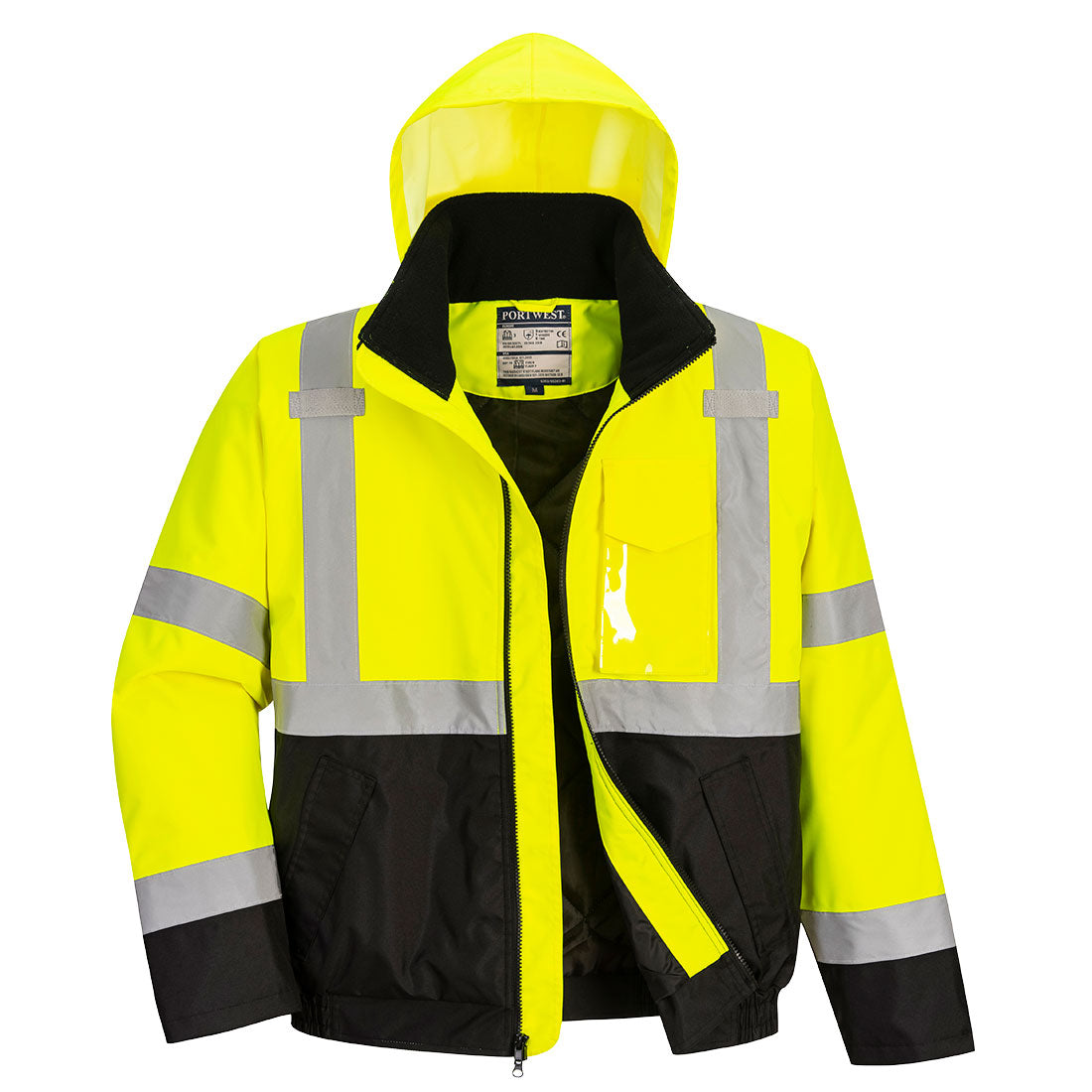 Hi-Vis Contrast Winter Bomber Jacket