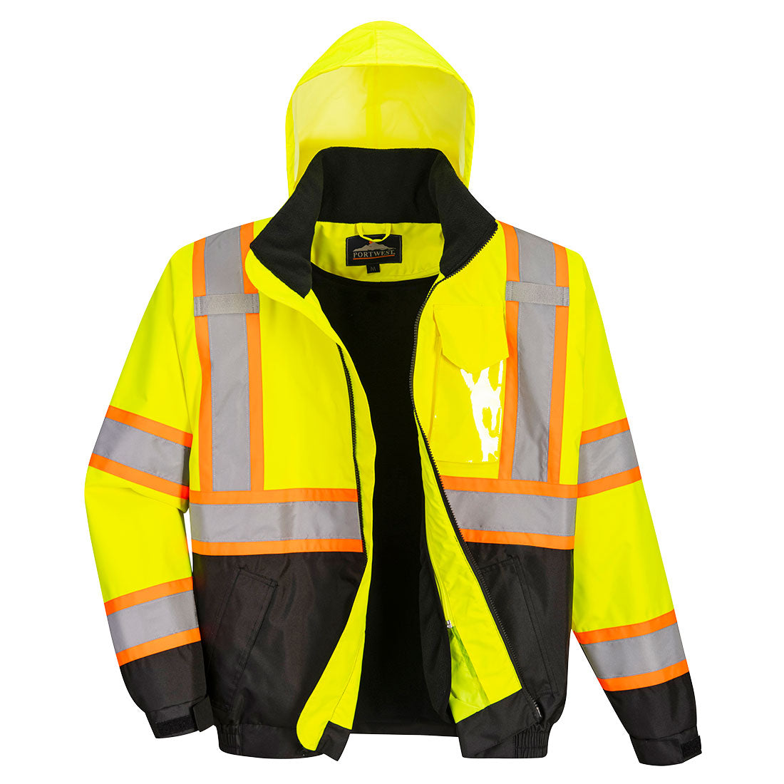 Hi-Vis 2-in-1 Contrast Bomber Jacket